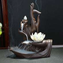 Load image into Gallery viewer, Little Monk Backflow Incense Burner
