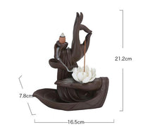 Load image into Gallery viewer, Little Monk Backflow Incense Burner