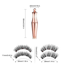 Load image into Gallery viewer, Magnetic False Eyelashes Kit