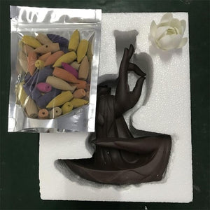 Little Monk Backflow Incense Burner
